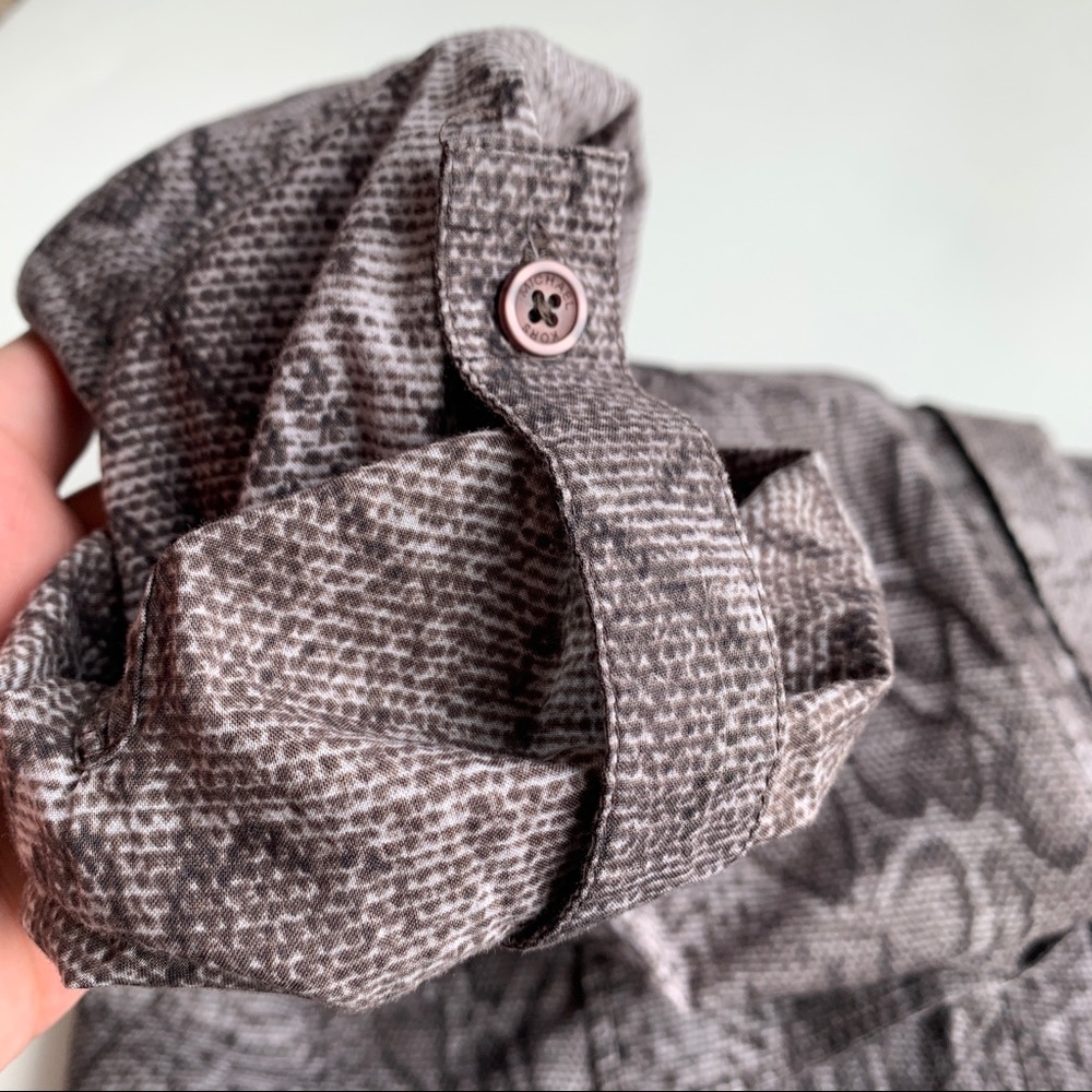 Michael Michael Kors Snake Print Button Front Xl - image 4